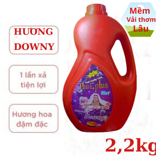NƯỚC XẢ THAIPLUS CN THAI LAN HƯƠNG DOWNY LOẠI 2,2KG/CAN 