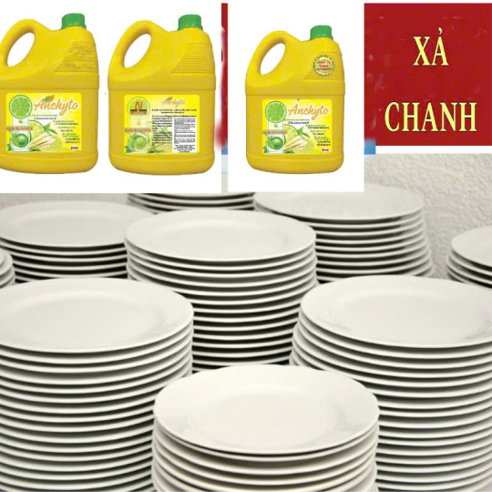 NƯỚC RỬA CHÉN ANCHYTO -  CN THÁI LAN-HƯƠNG XẢ CHANH  - 30 KG/CAN