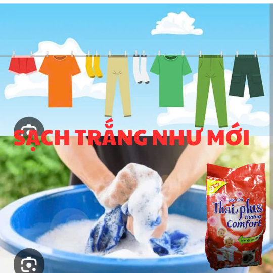 BỘT GIẶT THAIPLUS HƯƠNG NƯỚC HOA- 400GAM/BỊCH 