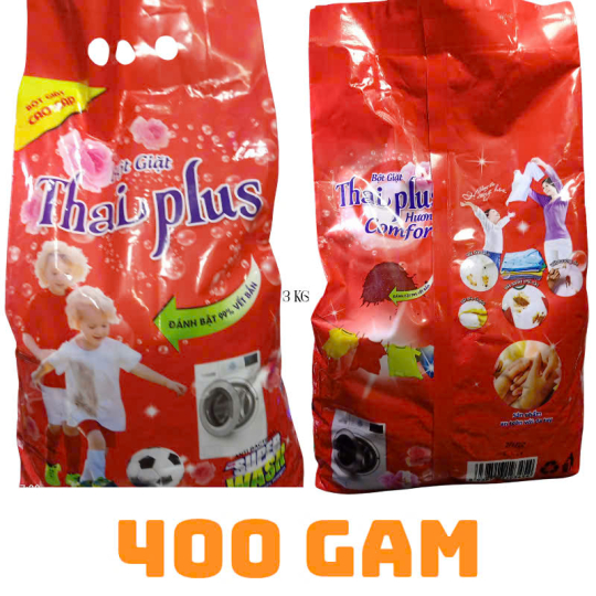 BỘT GIẶT THAIPLUS HƯƠNG NƯỚC HOA- 400GAM/BỊCH 