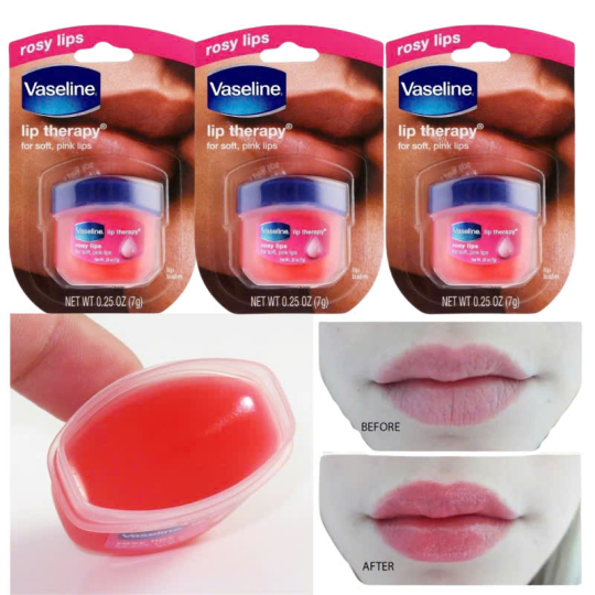 DƯỠNG MÔI VASELINE MÀU HỒNG  VÀ MÀU TRẮNG -  LOẠI 7G